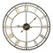 Contemporary Home Living 31.50" Oversized Round Industrial Wall Clock